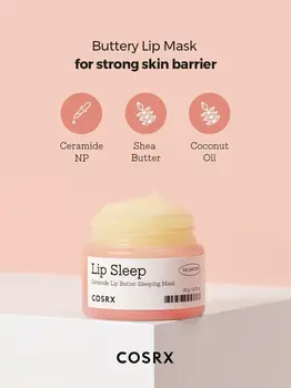 Cosrx Balancium Ceramide Lip Butter Sleeping Mask, maska do ust, 20 g
