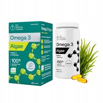 Omega 3 Algae, kapsułki miękkie, 60 szt.