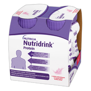 Nutridrink Protein, płyn o smaku truskawkowym, 4 x 125 ml
