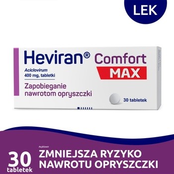 Heviran Comfort MAX, 400 mg, tabletki, 30 szt.