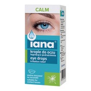 Iana Calm, łagodzące podrażnienia krople do oczu, 10 ml
