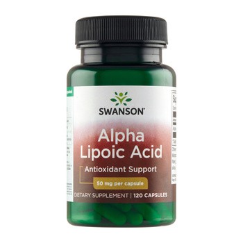 Swanson ALA kwas alfa liponowy 50 mg, kapsułki, 120 szt.