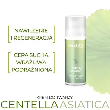 FeedSKIN, krem do twarzy z wąkrotą azjatycką, 50 ml