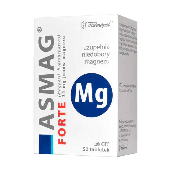 Magnez 34 mg 50 tabletek [Asmag]