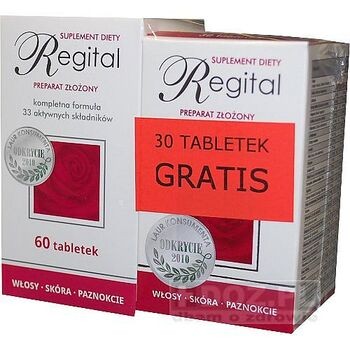 Regital, tabletki, 60 szt + 30 szt