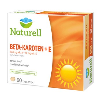 Zestaw Naturell Zastrzyk Piękna, koenzym Q10 + biotyna + beta-karoten
