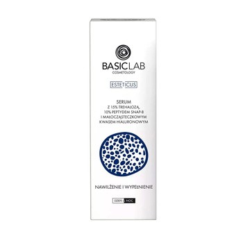 BasicLab Esteticus, serum z trehalozą 15% i 10% peptydem, nawilżenie i wypełnienie, 50 ml