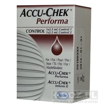 Roztwór kontrolny, Accu-Chek Performa Control, 2,5 ml, 2 szt.