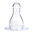 Canpol, silikonowy smoczek na butelkę, okrągły, o wolnym przepływie, 3-6 m, 1 szt.