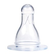 Canpol, silikonowy smoczek na butelkę, okrągły, o wolnym przepływie, 3-6 m, 1 szt. https://azcdn.doz.pl/image/d/product/49f38957-scale-180x180.png