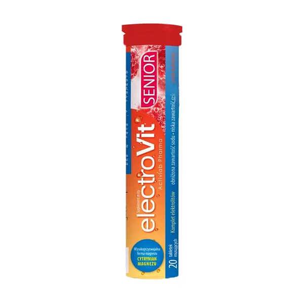 ElectroVit Senior elektrolity tabletki musujące 20 szt. [ActivLab Pharma] - ActivLab Pharma