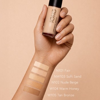 Joko Luminous Touch Serum Foundation, podkład - serum, N101 Fair, 30 ml