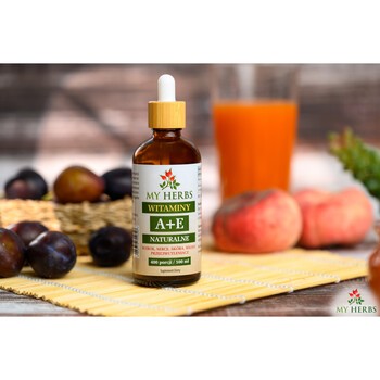 My Herbs Witaminy A+E, krople, 100 ml