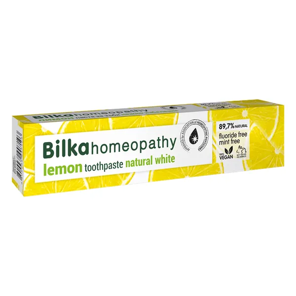 Pasta do zębów Lemon bez fluoru 75ml [Bilka Homeopathy] - Bilka Homeopathy