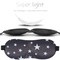Waya 3D, opaska na oczy do spania, gwiazdy, 1 szt.