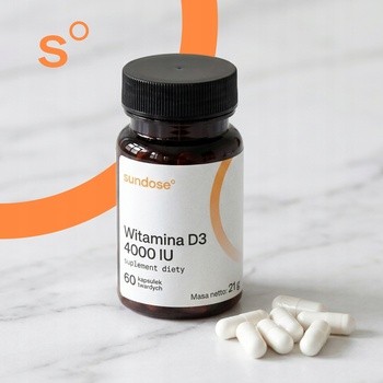 Sundose Witamina D3 4000 IU, kapsułki, 60 szt.