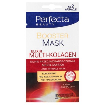 Dax Perfecta Booster Mask Elixir Multi-Kolagen, silnie przeciwzmarszczkowa mezo-maska, 10 ml