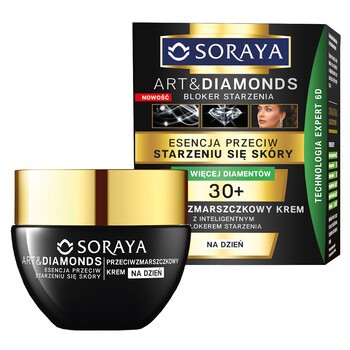 Soraya Art&Diamonds 30+, krem przeciwzmarszczkowy na dzień, 50 ml