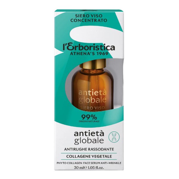 L'Erboristica L'Erboristica Antieta Globale, ujędrniające serum do twarzy przeciwzmarszczkowe, 30 ml — Składniki i ocena