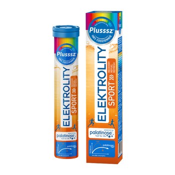 Plusssz Elektrolity Sport 100% Complex, tabletki musujące, 24 szt.