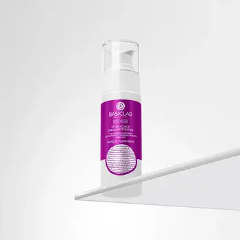 BasicLab Esteticus, serum peptydowe do twarzy na noc Napięcie i Ujędrnienie, 15 ml