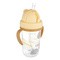 Canpol Babies, Kubek niekapek z rurką i odważnikiem 270 ml, Mountains, żółty, 1 szt.