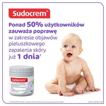 Sudocrem Expert, krem barierowy, pieluszkowe zapalenie skóry, otarcia, 125 g