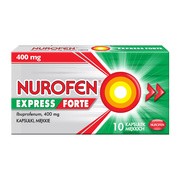 alt Nurofen Express Forte, 400 mg, kapsułki miękkie, 10 szt.