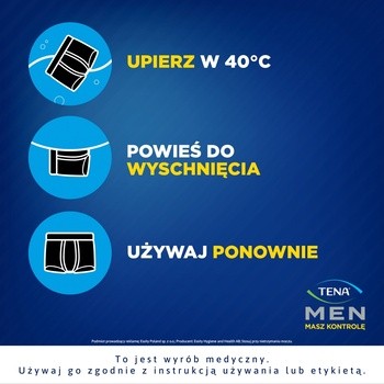 Tena Men Protective Boxer, bokserki chłonne, rozmiar L, 1 szt.
