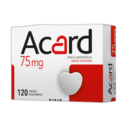 Acard,  75 mg, tabletki dojelitowe, 120 szt.