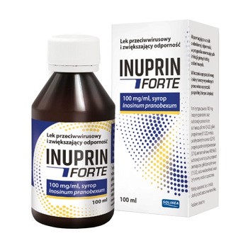 Inuprin Forte, 100 mg/ml, syrop, 100 ml