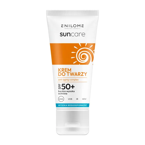 Солнцезащитный крем для лица Enilome Healthy Beauty SunCare антивозрастной, SPF 50+, 50 мл
