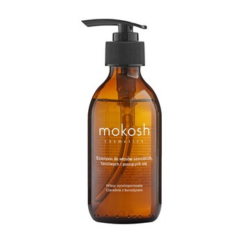 Mokosh, szampon do włosów szorstkich, łamliwych, puszących się, czereśnia z bursztynem, 200 ml