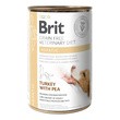 Brit Veterinary Diet Dog Hepatic, dietetyczna karma dla psów z niewydolnością wątroby, indyk z groszkiem zielonym, 400 g