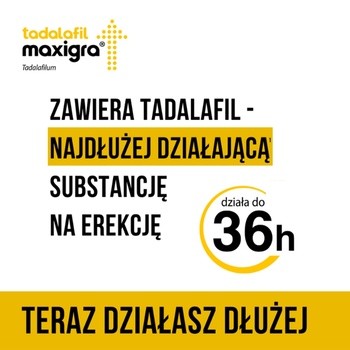 Tadalafil Maxigra, 10 mg, tabletki powlekane, 2 szt.