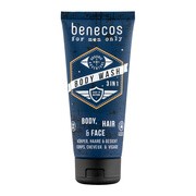 alt Benecos For Men Only, żel 3w1 do mycia ciała, twarzy i włosów, 200 ml
