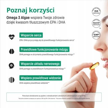 Omega 3 Algae, kapsułki miękkie, 60 szt.