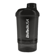 BioTech USA Wave + Nano, shaker z pojemnikiem, dymny, 1 szt.