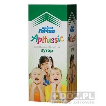Apitussic, syrop dla dzieci, 120 ml