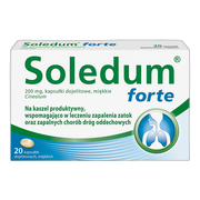 Soledum forte, 200 mg, kapsułki dojelitowe miękkie, 20 szt.