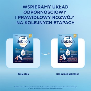 Bebilon Advance Pronutra 4 Junior, formuła na bazie mleka po 2. roku życia, proszek, 1000 g