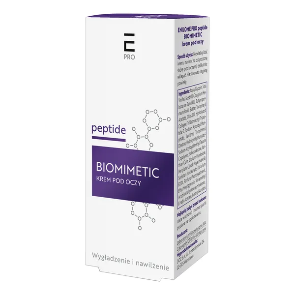 Крем для кожи вокруг глаз Enilome Pro Peptide Biomimetic антивозрастной, с пептидом, 15 мл