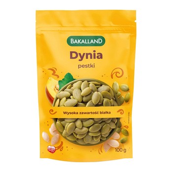 Bakalland, pestki dyni, łuskane, 100 g