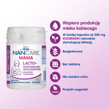 Nestle NanCare Lacto+, kapsułki, 28 szt.