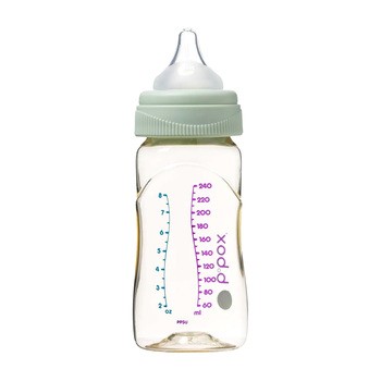 B.BOX, butelka ze smoczkiem do karmienia niemowląt wykonana z PPSU, 0 m+, szałwia, 250 ml