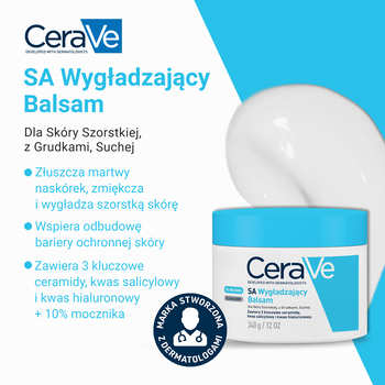 CeraVe SA, wygładzający balsam, 340 ml