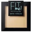 Maybelline Fit Me Matte + Poreless, puder matujący do twarzy w kompakcie, 115 Ivory, 9 g
