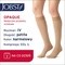 Jobst Opaque, rozmiar: IV, karmel, podkolanówki uciskowe, CCL 1, unisex, petite, 1 para
