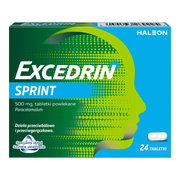 Excedrin Sprint, 500 mg, tabletki powlekane, 24 szt.