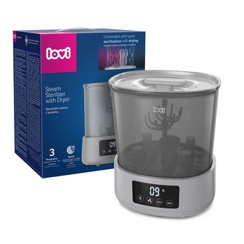 Canpol Lovi, elektryczny sterylizator parowy z suszarką, 1 szt.